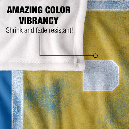 Blue-Yellow-White - Lifestyle - Riverdale Silky Varsity Supersoft Blanket