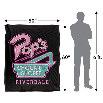 Black-Pink - Pack Shot - Riverdale Pop´s Chock´lit Shoppe Silky Supersoft Blanket