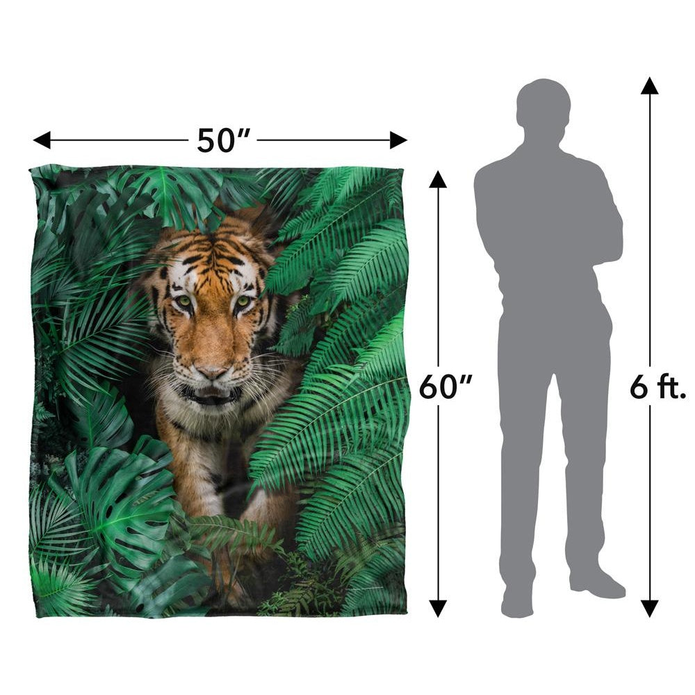 Multicoloured - Pack Shot - Reinders Silky Tiger Supersoft Blanket