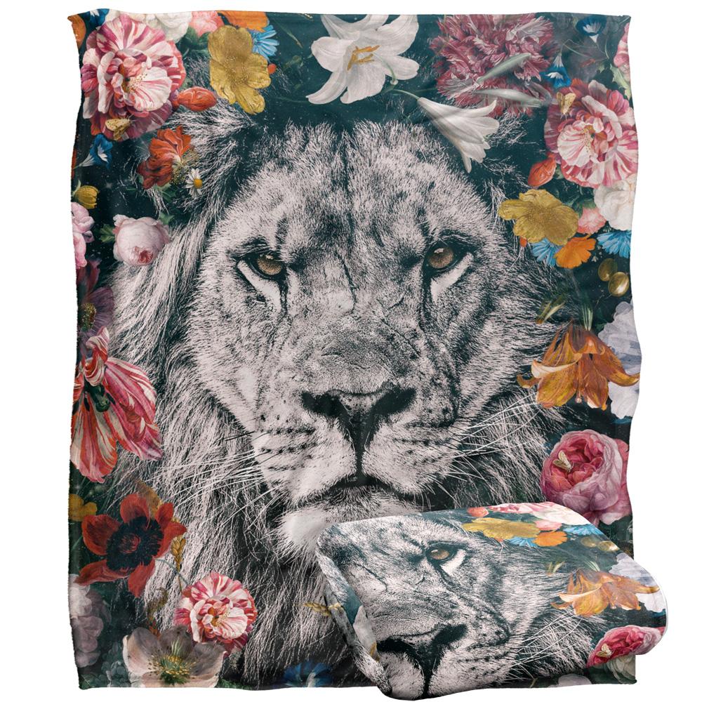 Multicoloured - Back - Reinders Silky Lion Supersoft Blanket