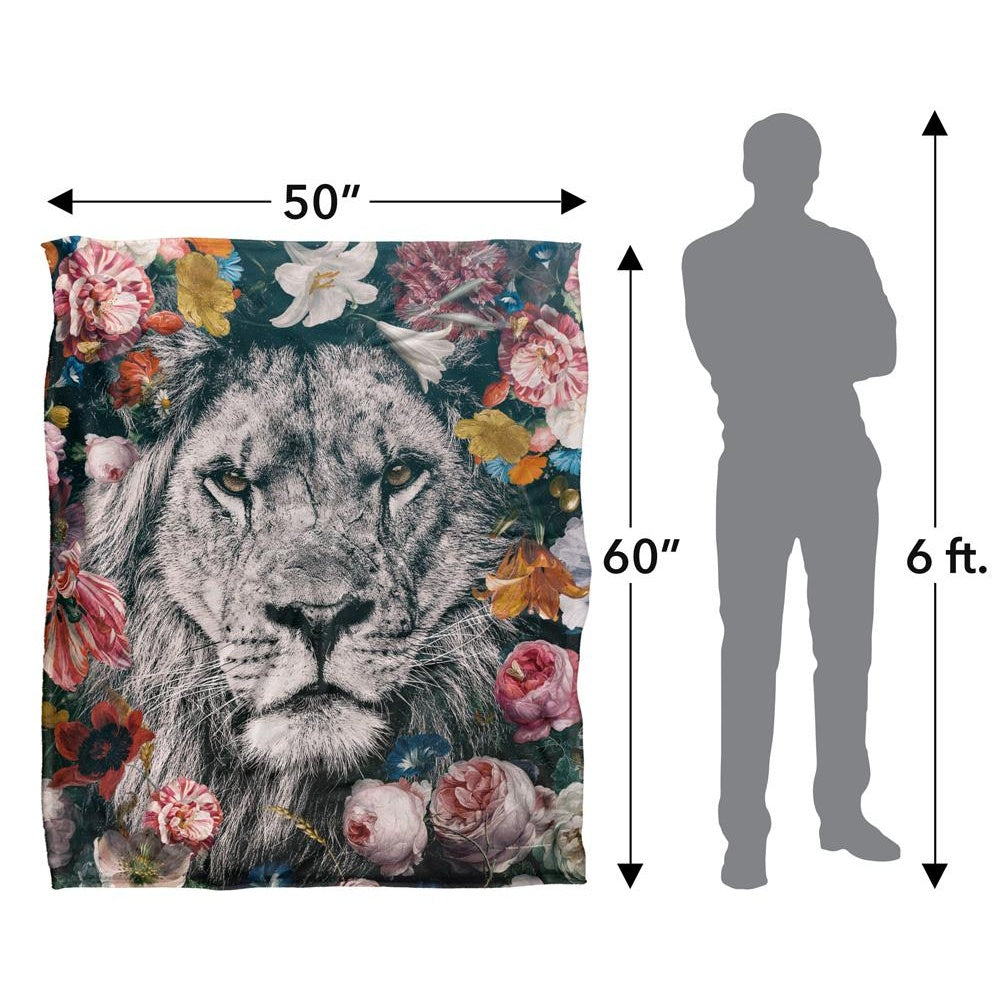 Multicoloured - Pack Shot - Reinders Silky Lion Supersoft Blanket