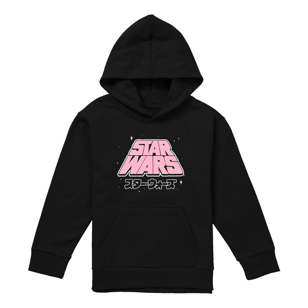 Black - Lifestyle - Star Wars: A New Hope Childrens-Kids Manga Logo Hoodie
