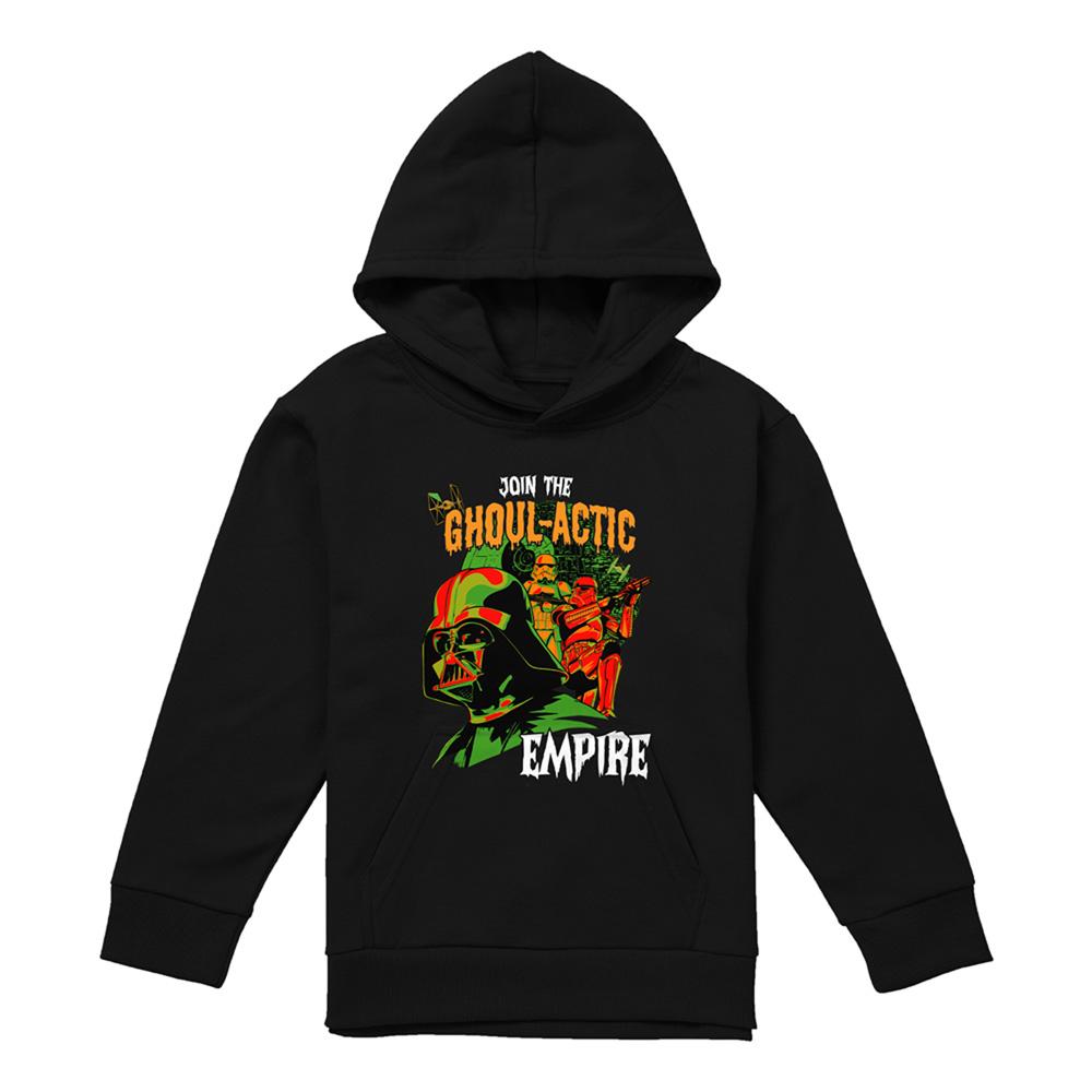 Black - Lifestyle - Star Wars: The Empire Strikes Back Childrens-Kids Join The Ghoul-Actic Empire Hoodie
