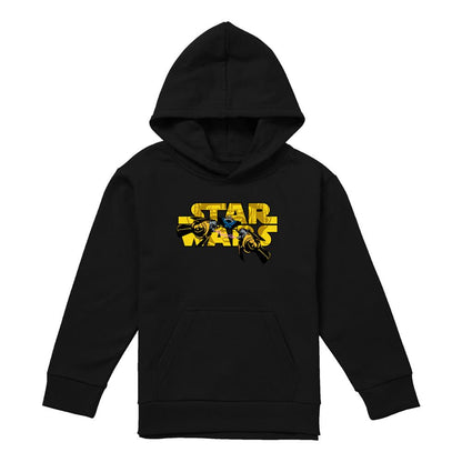 Black - Lifestyle - Star Wars: Episode I The Phantom Menace Childrens-Kids Pod Racing Logo Hoodie
