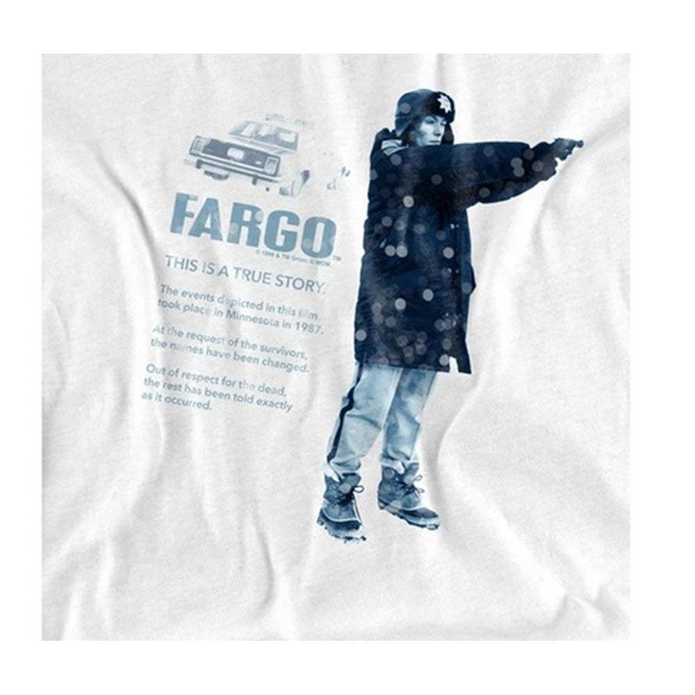White - Side - Fargo Unisex Adult This Is A True Story T-Shirt