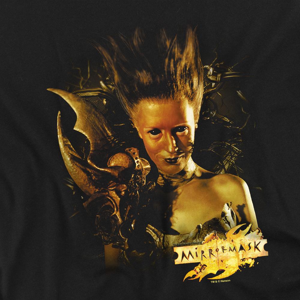 Black - Side - MirrorMask Unisex Adult Queen Of Shadows T-Shirt