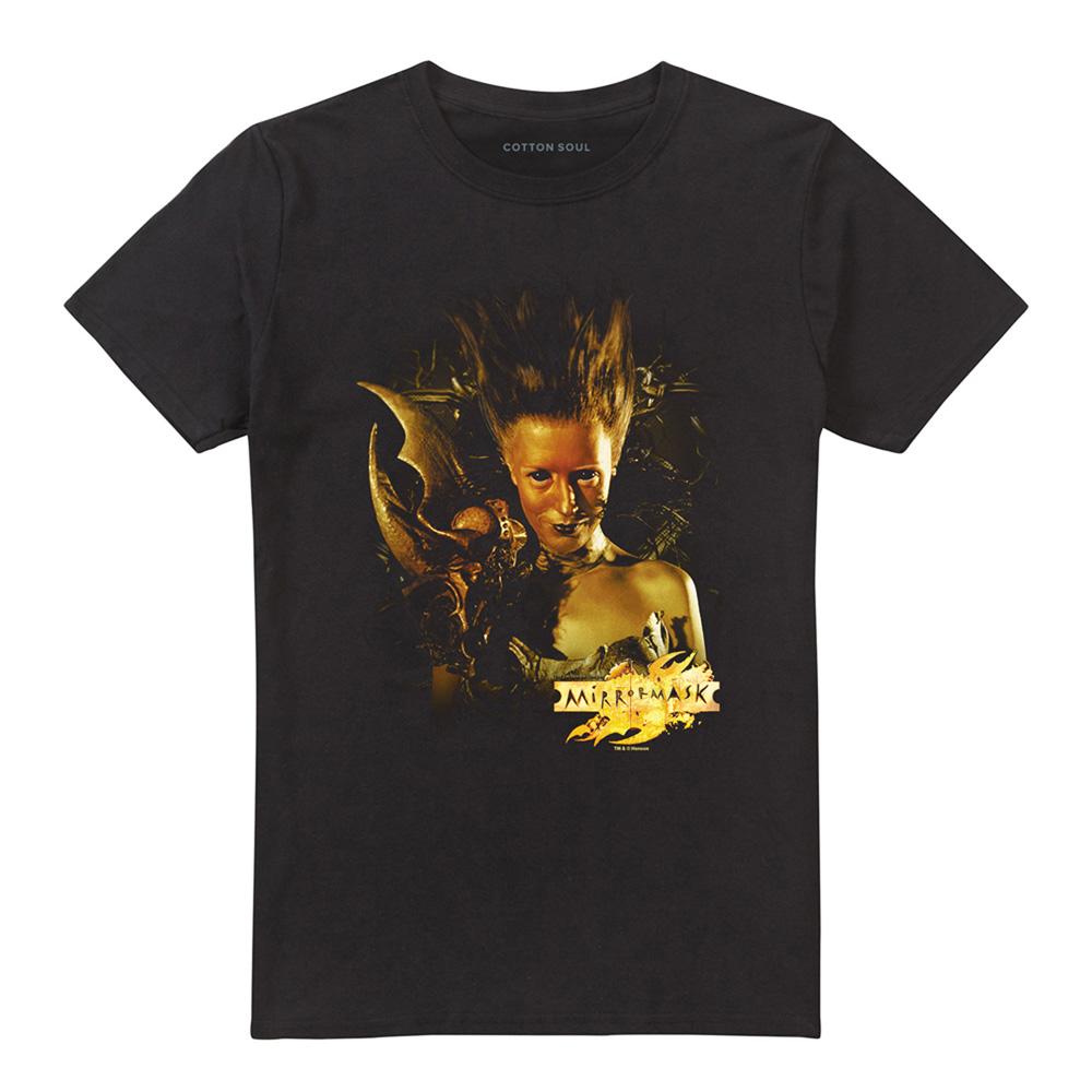 Black - Front - MirrorMask Unisex Adult Queen Of Shadows T-Shirt