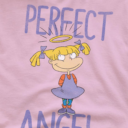 Pink - Side - Rugrats Unisex Adult Perfect Angel Angelica T-Shirt