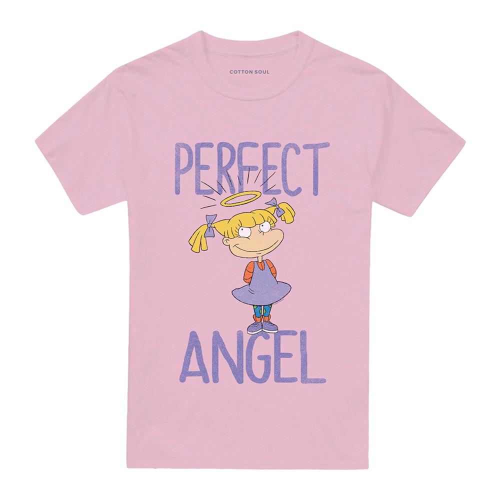 Pink - Front - Rugrats Unisex Adult Perfect Angel Angelica T-Shirt