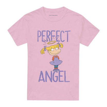 Pink - Front - Rugrats Unisex Adult Perfect Angel Angelica T-Shirt