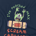 Navy - Side - Disney Pixar Childrens-Kids Scream Capacity Mike Wazowski T-Shirt