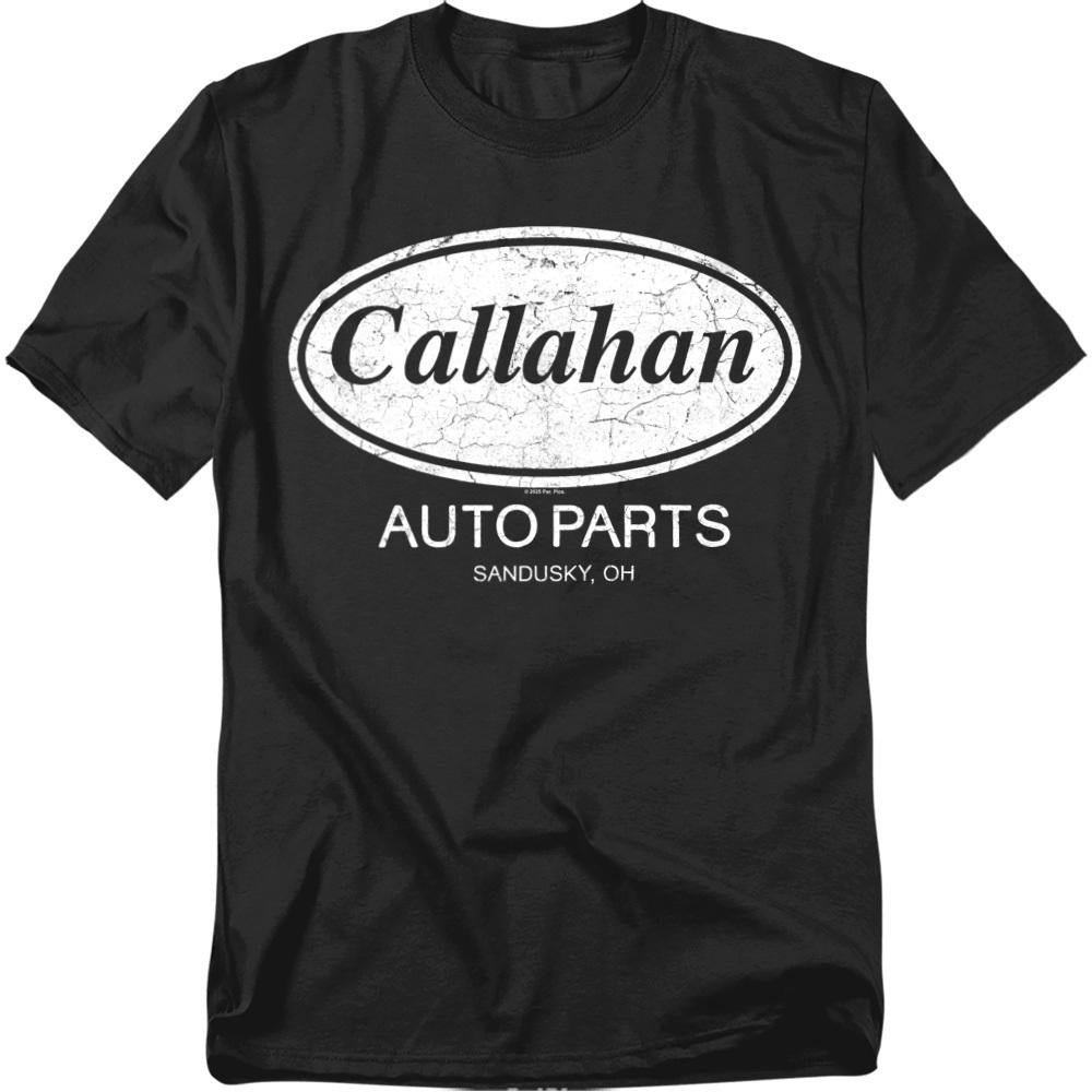 Black - Front - Tommy Boy Unisex Adult Callahan Auto T-Shirt