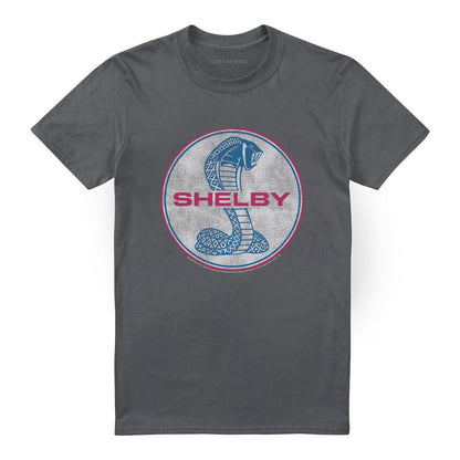 Charcoal - Front - Carroll Shelby Unisex Adult Cobra T-Shirt