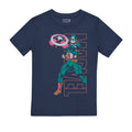 Navy - Front - Captain America Childrens-Kids Emerge T-Shirt
