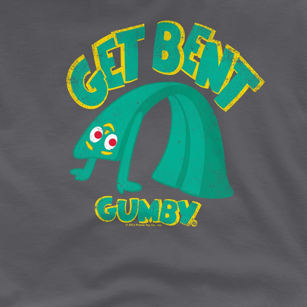 Charcoal - Side - Gumby Unisex Adult Get Bent T-Shirt