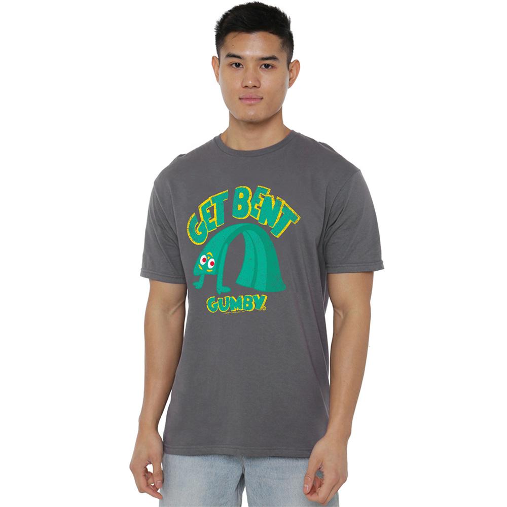 Charcoal - Lifestyle - Gumby Unisex Adult Get Bent T-Shirt