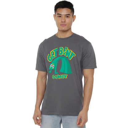 Charcoal - Lifestyle - Gumby Unisex Adult Get Bent T-Shirt