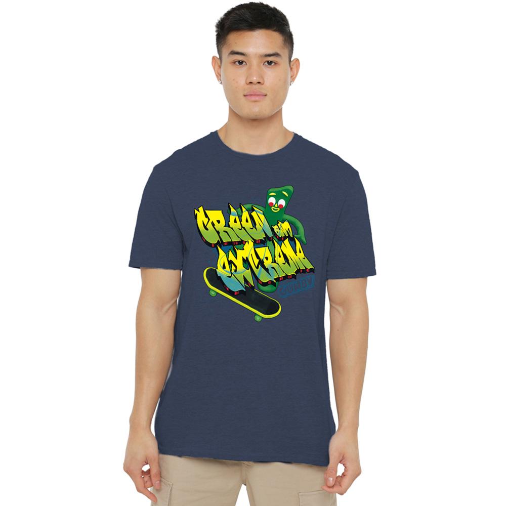 Navy - Side - Gumby Unisex Adult For President T-Shirt