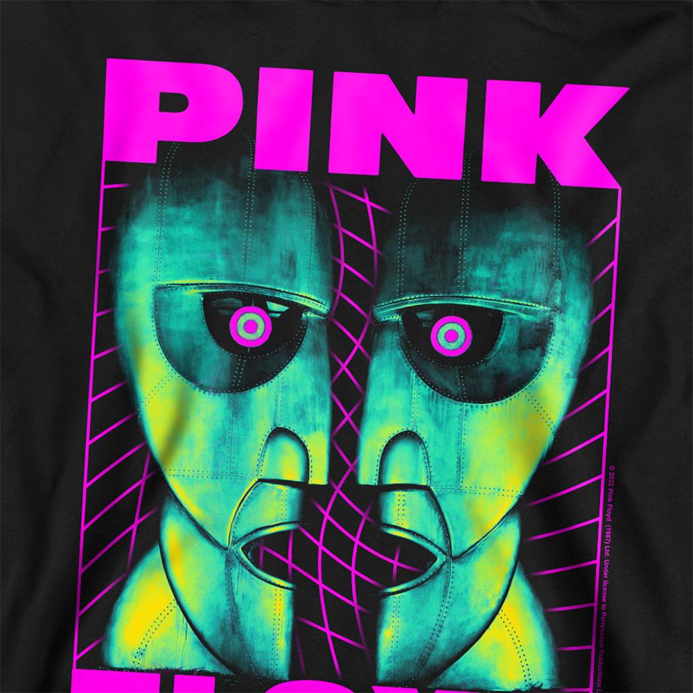 Athletic Heather - Back - Pink Floyd Childrens-Kids Division Bell Neon Pull Over Hoodie