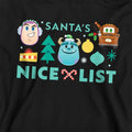 Athletic Heather - Back - Disney Pixar Childrens-Kids Santa´s Nice List Heather Christmas Pullover Hoodie