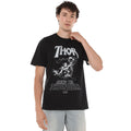 Black - Side - Thor Mens Bring The Thunder T-Shirt