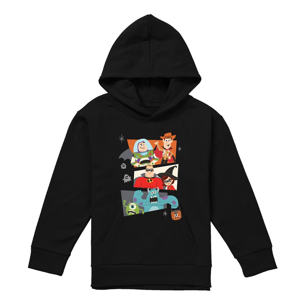 Athletic Heather - Front - Disney Pixar Childrens-Kids Halloween Hoodie