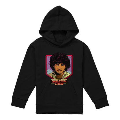 Black - Lifestyle - Star Wars: Skeleton Crew Childrens-Kids Wim Badge Hoodie