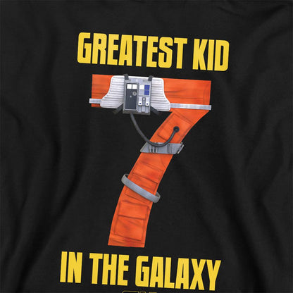 Athletic Heather - Back - Star Wars Childrens-Kids Star Wars Greatest Kid XWing Hoodie