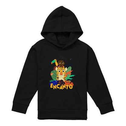 Athletic Heather - Front - Antonio Lupatelli Childrens-Kids Jungle Hoodie