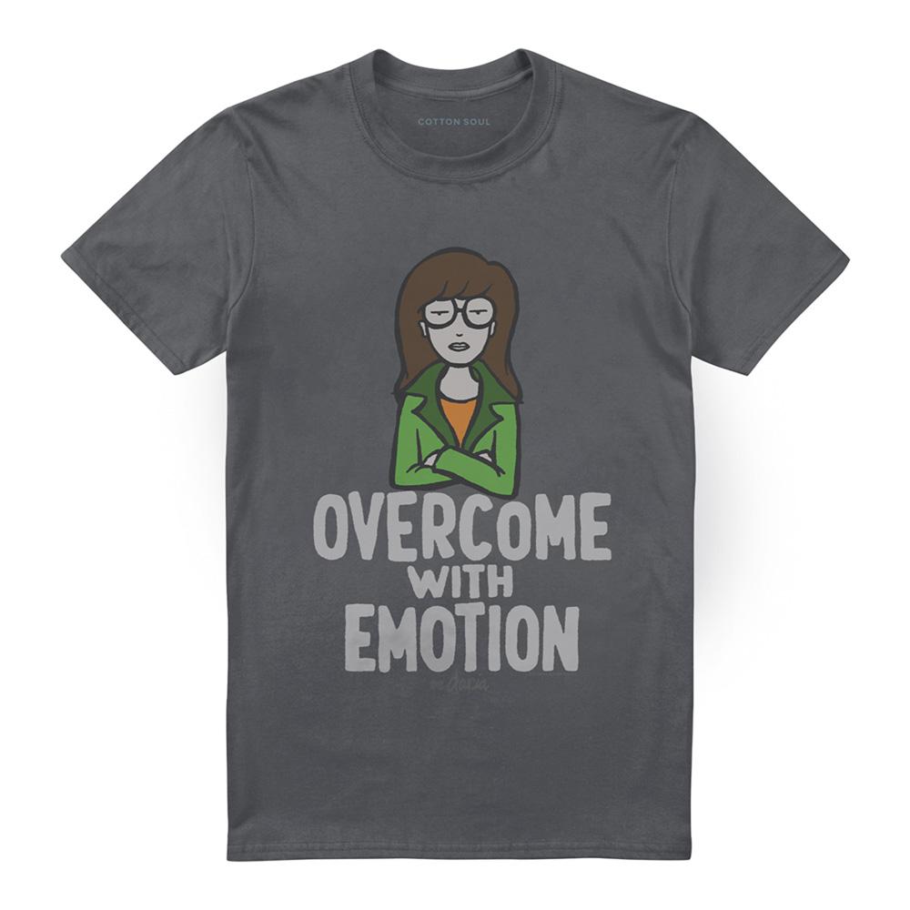 Charcoal - Front - MTV Unisex Adult Daria Quotes T-Shirt