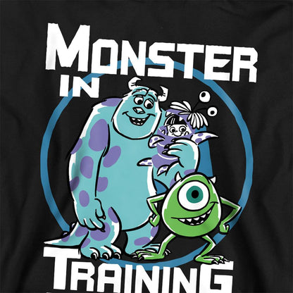 Athletic Heather - Back - Monsters University Childrens-Kids In Training Heather Hoodie