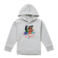 Athletic Heather - Front - Disney Princess Childrens-Kids Extra Girl Power! Mulan Moana Jasmine Heather Hoodie