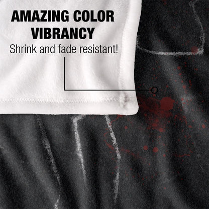Black - Lifestyle - CSI Silky Outline Supersoft Blanket