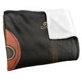 Black-Orange-Sand - Side - Silky Enoch Supersoft Blanket