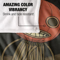 Black-Orange-Sand - Lifestyle - Silky Enoch Supersoft Blanket