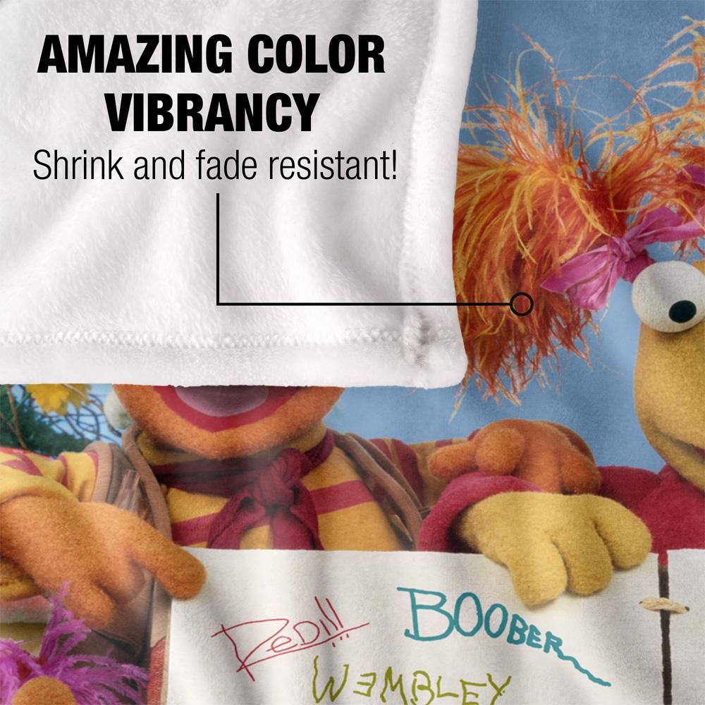 Multicoloured - Lifestyle - Jim Henson 40th Book Silky Touch Silky Supersoft Blanket