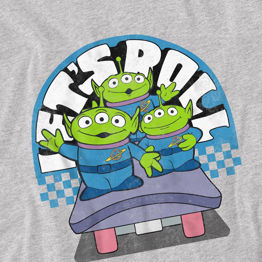 Heather Grey - Side - Toy Story Boys Let´s Roll Aliens Heather T-Shirt