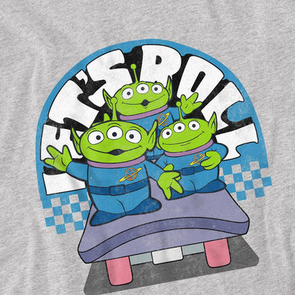 Heather Grey - Side - Toy Story Boys Let´s Roll Aliens Heather T-Shirt