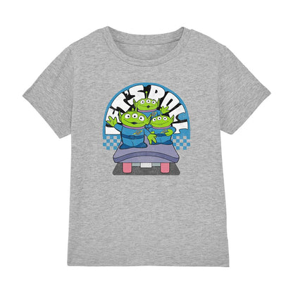 Heather Grey - Front - Toy Story Boys Let´s Roll Aliens Heather T-Shirt