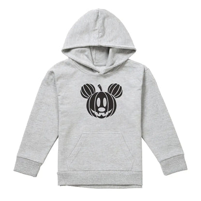 Athletic Heather - Front - Disney Childrens-Kids Mickey Mouse Head Heather Hoodie