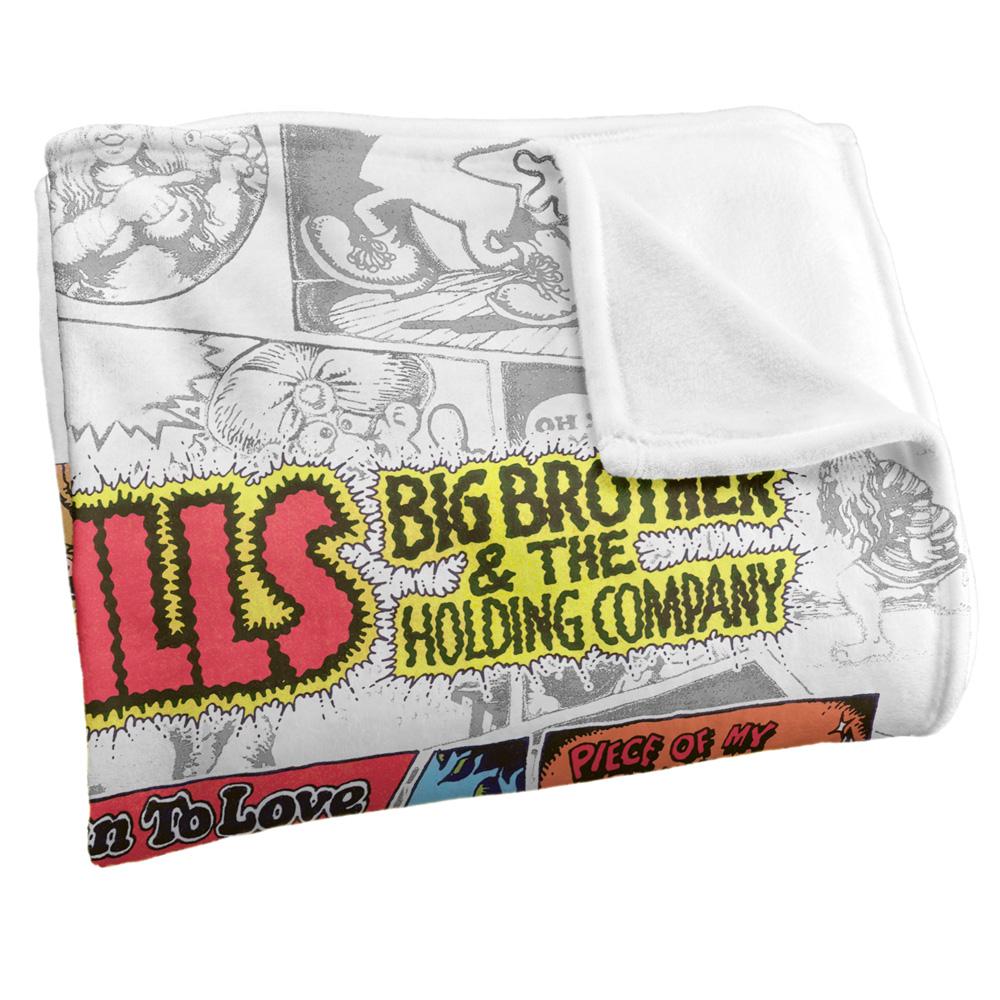 Multicoloured - Side - Big Brother And The Holding Company Cheap Thrills Silky Supersoft Blanket