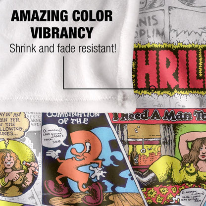 Multicoloured - Lifestyle - Big Brother And The Holding Company Cheap Thrills Silky Supersoft Blanket