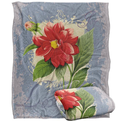 Multicoloured - Back - JQ Licensing Love Happiness Joy 2 Silky Flower Supersoft Blanket
