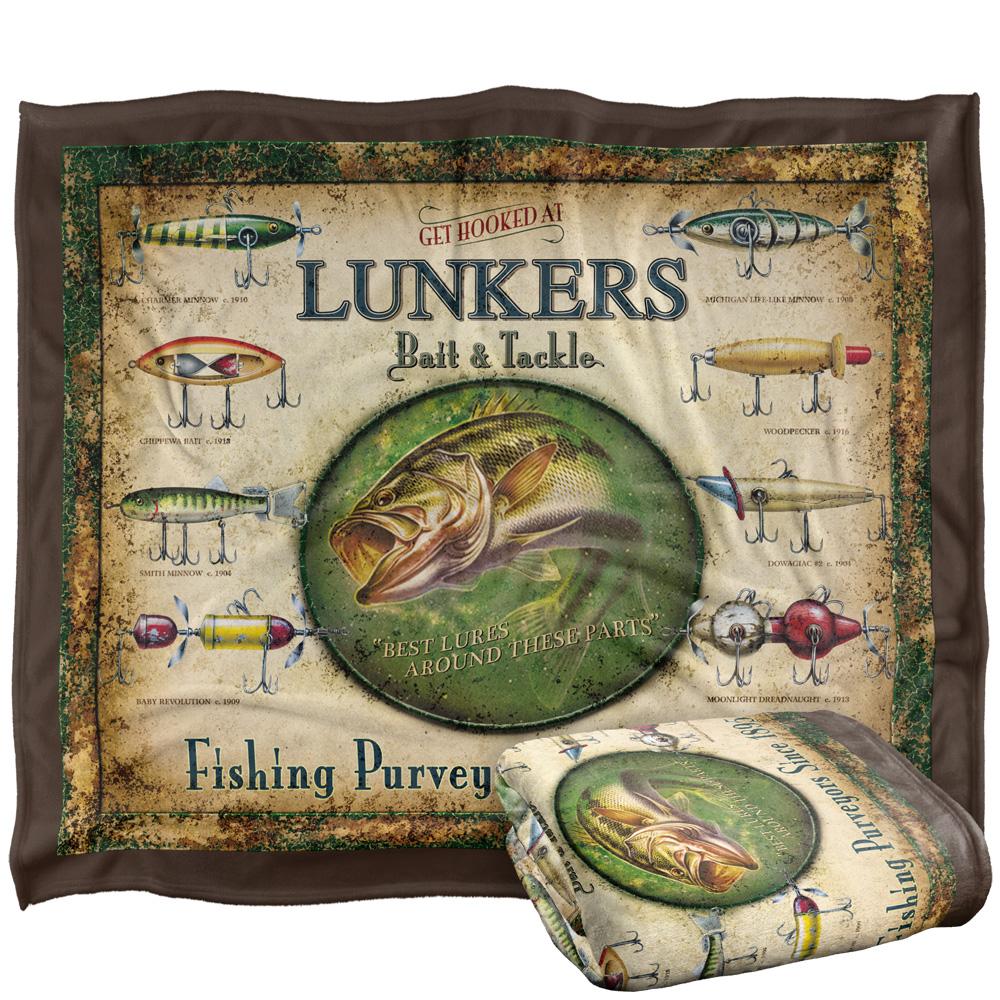 Multicoloured - Back - JQ Licensing Lunkers Bait Tackle Silky Sign Supersoft Blanket