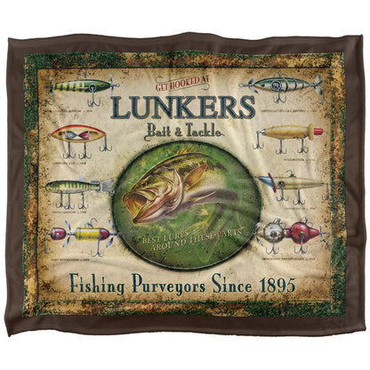 Multicoloured - Front - JQ Licensing Lunkers Bait Tackle Silky Sign Supersoft Blanket