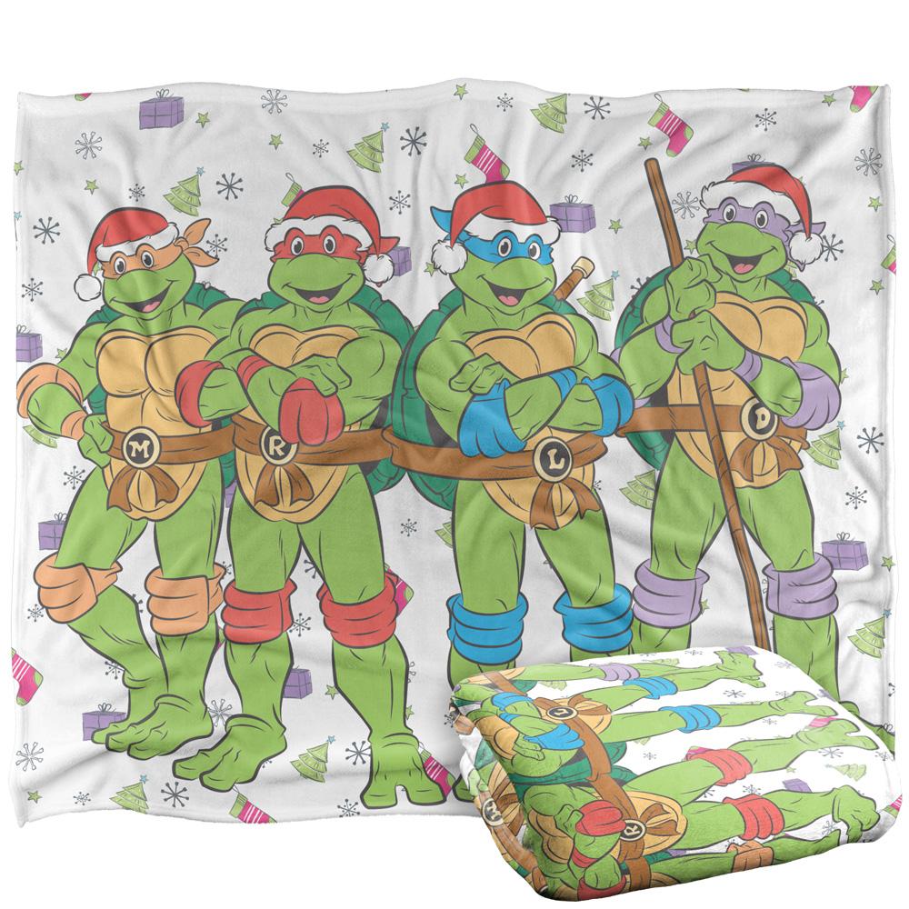 Multicoloured - Back - TMNT Silky Heroes Holiday Supersoft Blanket
