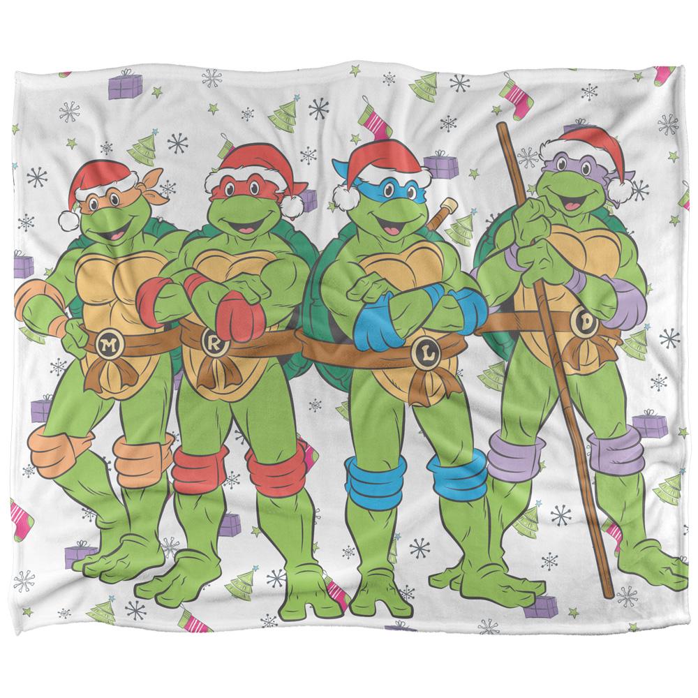 Multicoloured - Front - TMNT Silky Heroes Holiday Supersoft Blanket