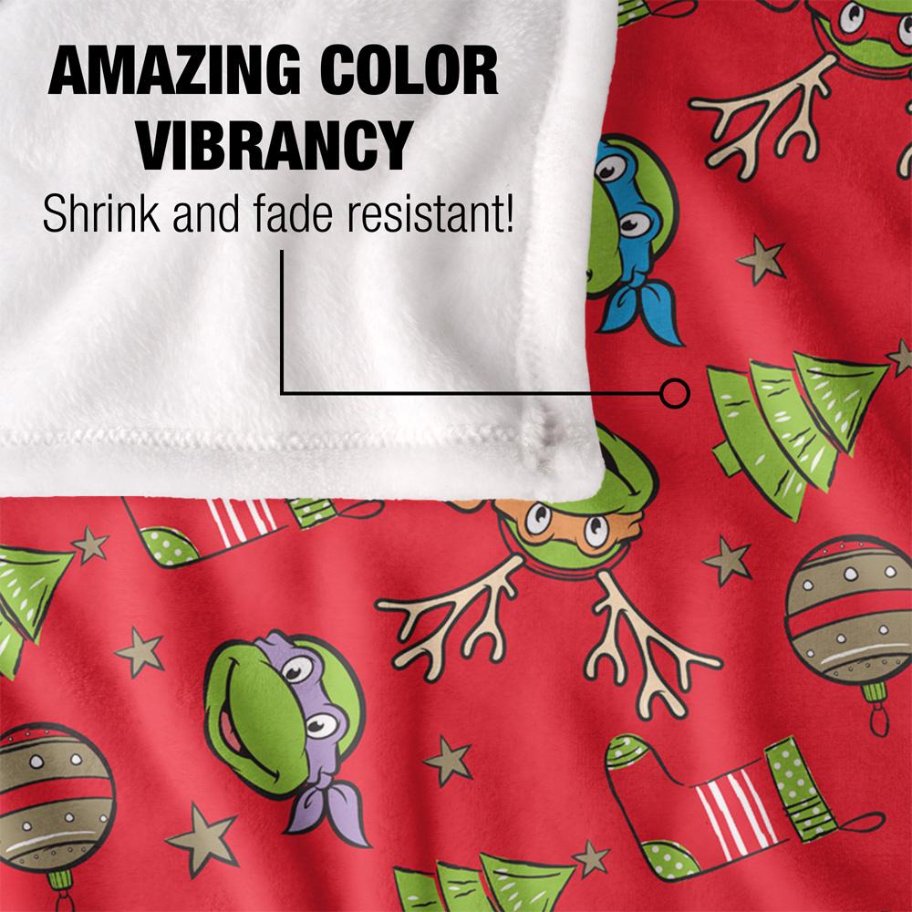 Multicoloured - Lifestyle - TMNT Silky Patterned Christmas Supersoft Blanket