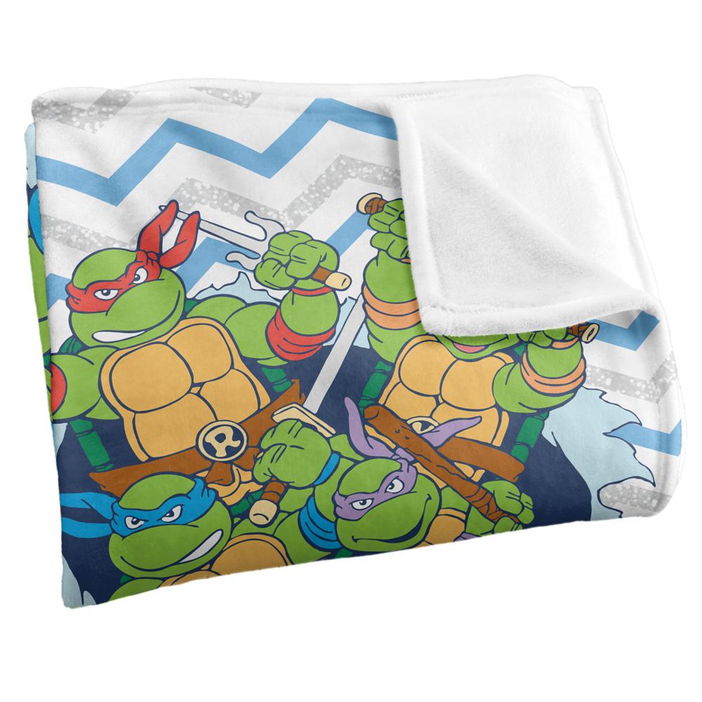 Multicoloured - Side - TMNT Package Burst Silky Supersoft Blanket