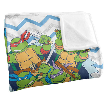 Multicoloured - Side - TMNT Package Burst Silky Supersoft Blanket